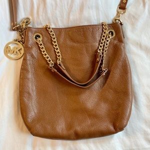 Michael Kors Cognac Leather Crossbody